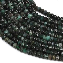 Natural Emerald Beads Strands&nbsp;G-B175-A20-2x3mm