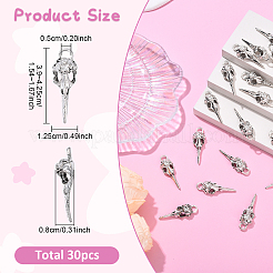 30Pcs Tibetan Style Alloy Pendants&nbsp;FIND-YW0008-78