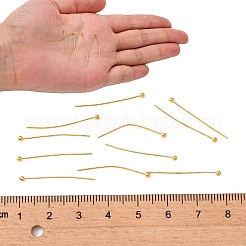 Brass Ball Head Pins&nbsp;KK-R020-06G