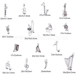 Tibetan Style Alloy Pendants&nbsp;TIBEP-PH0004-30AS-WH