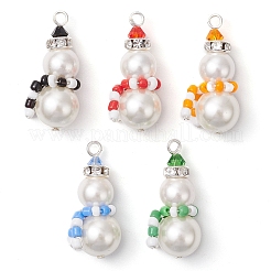 Shell Pearl & Glass Seed Beaded Pendants&nbsp;PALLOY-TA00167