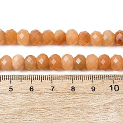 Natural Red Aventurine Beads Strands&nbsp;G-B179-A05-6x8mm
