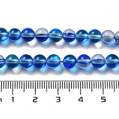 Synthetic Moonstone Beads Strands&nbsp;G-P528-J01-18