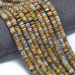 Frosted Natural Crazy Agate Beads Strands&nbsp;G-K389-C14-01