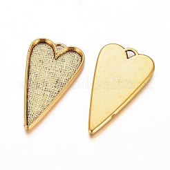 Tibetan Style Alloy Big Pendant Cabochon Settings&nbsp;GLF11251Y