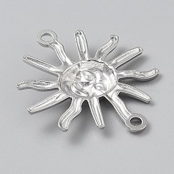 Platinum Plated Alloy Connector Charms&nbsp;FIND-WH0172-64A