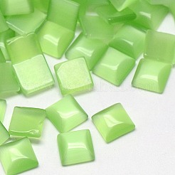 キャッツアイカボション  正方形  ミックスカラー  12x12x3mm&nbsp;CE-J006-12x12mm-M