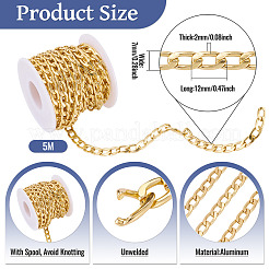 5M Aluminium Curb Chains&nbsp;CHA-TA0001-37