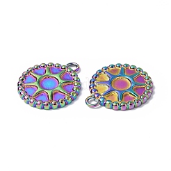 Ion Plating(IP) 304 Stainless Steel Pendant Cabochon Setting&nbsp;STAS-C066-03M