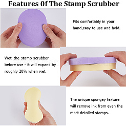 4Pcs 2 Colors Beauty Facial Sponges&nbsp;MRMJ-GF0001-62A
