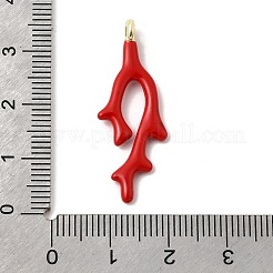 Alloy Enamel Pendants&nbsp;ENAM-L052-01G-02