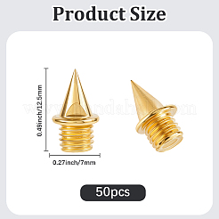 50Pcs Steel Pyramid Spike&nbsp;FIND-GF0008-36G