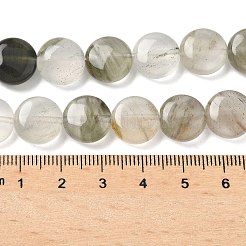 Natural Green Rutilated Quartz Beads Strands&nbsp;G-F790-H01-03