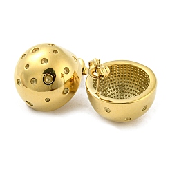 304ステンレススチールスタッドピアス  半円  14KGP本金メッキ  20x20mm&nbsp;EJEW-M233-14G