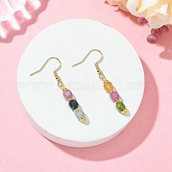 Natural Gemstone Dangle Earrings&nbsp;EJEW-JE07308