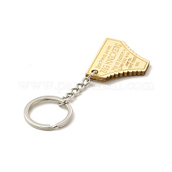Natural Wood Briefs with Word Keychains&nbsp;WOOD-B006-01