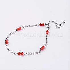 304 Stainless Steel Chain Anklets&nbsp;AJEW-AN00170