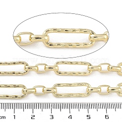 Rack Plating Brass Paperclip Chains&nbsp;CHC-F018-01G