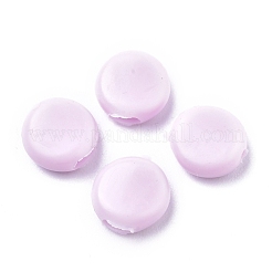 口カバー用PVCプラスチックコードロック  アンチスリップコードバックル  ロープアジャスター  フラットラウンド  アザミ  10x4mm  穴：1.6mmと1.6x4mm&nbsp;KY-K011-09