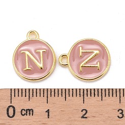 Golden Plated Alloy Enamel Charms&nbsp;X-ENAM-S118-07N