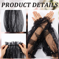 Polyester Arm Oversleeves for Women&nbsp;AJEW-WH20001-38A-02
