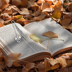 6Pcs Tibetan Style Alloy Pendant Bookmarks&nbsp;AJEW-FH0002-98B