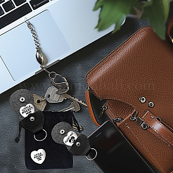 Heart Double-Sided Engraved Stainless Steel Commemorative Decision Maker Coin Set&nbsp;AJEW-GL0002-02A