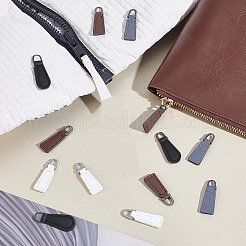 20Pcs 4 Colors PU Leather Replacement Zipper Pull Tabs&nbsp;FIND-PH0025-12A