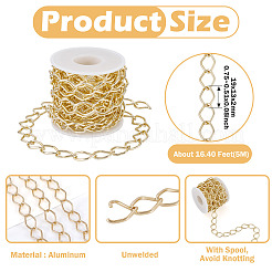 5M Oxidation Aluminum Twist Rhombus Link Chains&nbsp;CHA-TA0001-36
