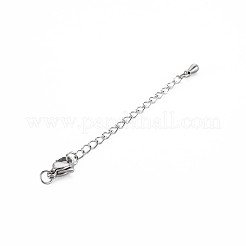 Tarnish Resistant 304 Stainless Steel Chain Extender&nbsp;X-STAS-N088-39P