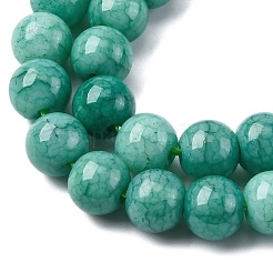 Ombre Effect Dyed Glass Beads Strands&nbsp;X-GLAA-T031-01O-09
