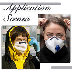 Plastic Mask Findings&nbsp;DIY-WH0622-760
