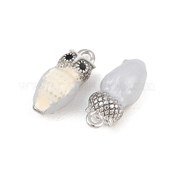 Brass Enamel Pendants&nbsp;KK-CBA6818-04P-04