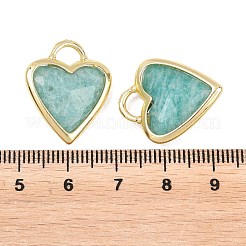 Natural Amazonite Faceted Pendants&nbsp;G-Z154-01G-03