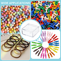 Transparent Acrylic Packaging Boxes with Flip Lid&nbsp;CON-WH0085-122A