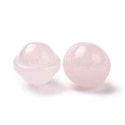 天然石ローズクォーツディスプレイパーツ  宝石の置物  惑星  20x18mm&nbsp;G-G861-01Y