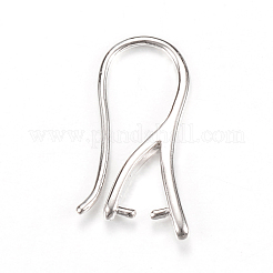 Brass Earring Hooks&nbsp;KK-R037-05P