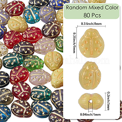 80Pcs Glass Beads&nbsp;GLAA-PA0001-48