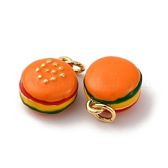 Brass Enamel Charms&nbsp;KK-Q098-16G-A