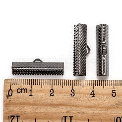 Iron Ribbon Crimp Ends&nbsp;E182Y-B