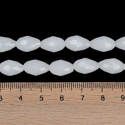 Electroplate Imitation Jade Glass Beads Strands&nbsp;EGLA-N013-J8mm-D03