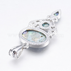 Abalone Shell/Paua Shell Pendants&nbsp;X-SSHEL-P014-18