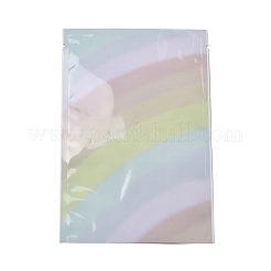Rainbow Color Rectangle Plastic Bags&nbsp;ABAG-U005-02C