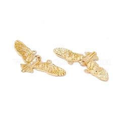 Rack Plating Brass Micro Pave Cubic Zirconia Pendants&nbsp;ZIRC-C040-32G