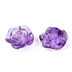 透明なアクリルビーズ  ローズ  ミックスカラー  18x7mm  穴：1.6mm  460個/約500g&nbsp;TACR-T028-01
