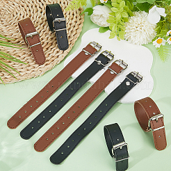 4 Pairs 2 Colors Imitation Leather Bicycle Basket Belt&nbsp;AJEW-CL0001-31