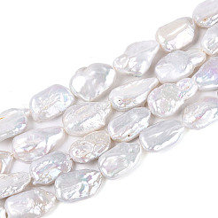 Natural Baroque Keshi Pearl Beads Strands&nbsp;PEAR-S020-D05-01