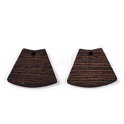 Natural Wenge Wood Pendants&nbsp;WOOD-T023-83