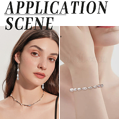 50Pcs Large Hole Pearl Beads&nbsp;PEAR-LT0001-09B