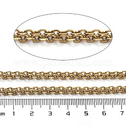 PVD Vacuum Plating 304 Stainless Steel Cable Chain&nbsp;CHS-H026-07B-G